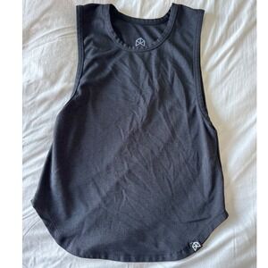 BMFIT Mens Sleeveless Tank Top Athletic Gym Workout Black Size S